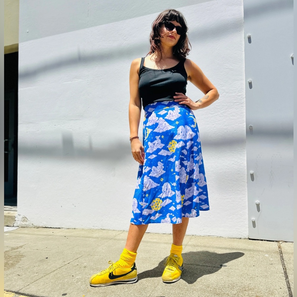 Nooworks Slip Skirt in Cloud People